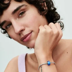 Pandora Charms<Charm Pendant Mini Murano Bleu