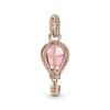 Pandora Charms<Charm Pendant Montgolfière Rose Places - Métal Doré à l'or Rose fin 585/1000