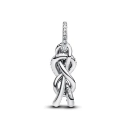 Pandora Charms<Charm Pendant Nœud de l'Infini Pavé