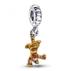 Pandora Charms<Charm Pendant Orange Disney Winnie l’Ourson Tigrou