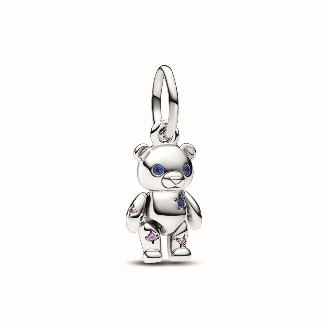 Pandora Charms<Charm Pendant Ours en Peluche Articulé - Moments