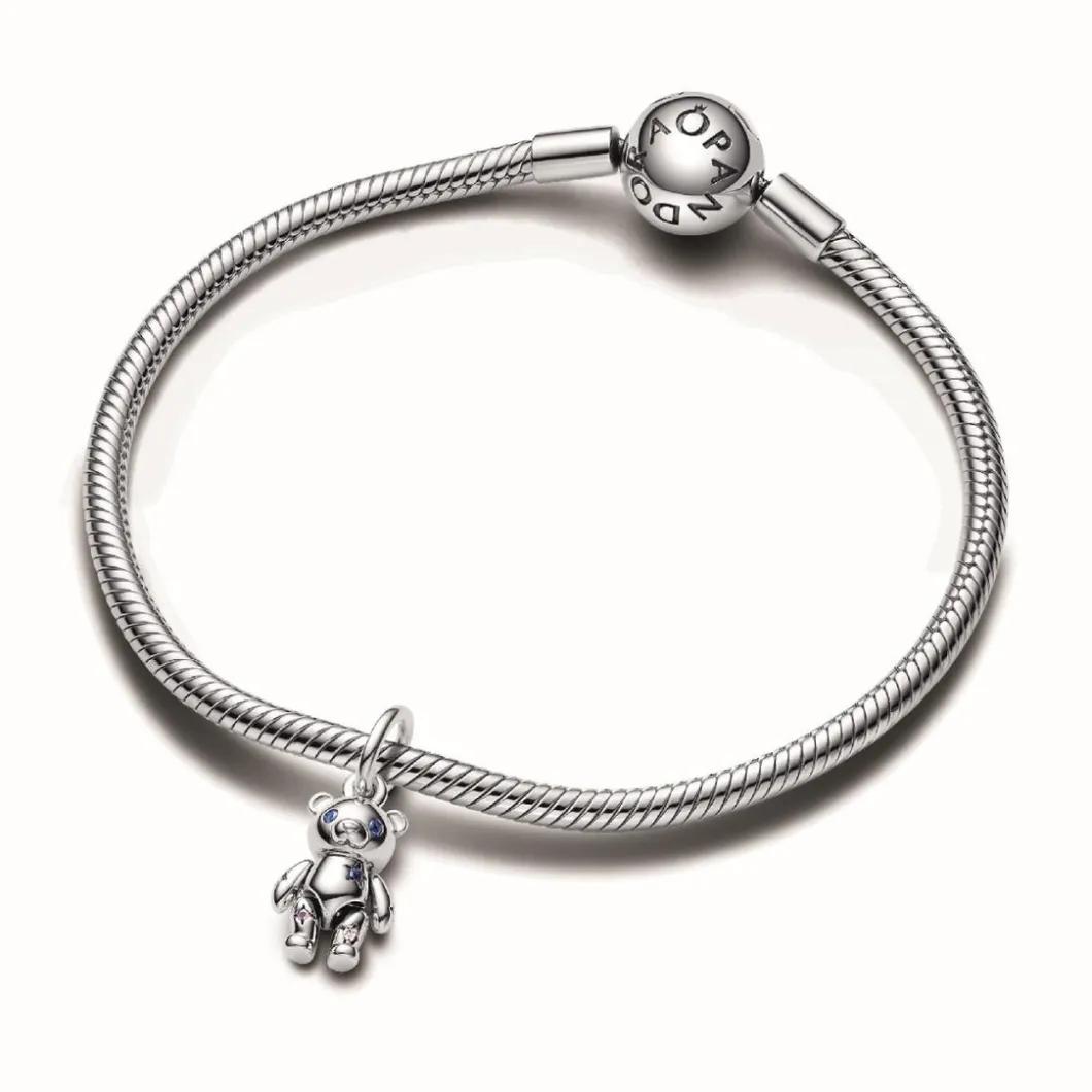 Pandora Charms<Charm Pendant Ours en Peluche Articulé - Moments