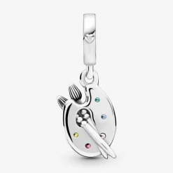 Pandora Charms<Charm Pendant Palette d'Artiste Passions - Argent
