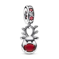 Pandora Charms<Charm Pendant Moments - Murano Renne au Nez