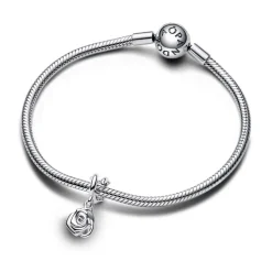 Pandora Charms<Charm Pendant Rose Épanouie