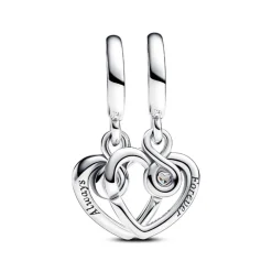 Pandora Charms<Charm Pendant Séparable Forever & Always