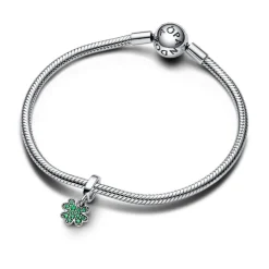Pandora Charms<Charm Pendant Trèfle à Quatre Feuilles