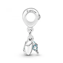 Pandora Charms<Charm Pendant Triple Poisson, Tortue de Mer et Conque -