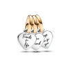 Pandora Charms<Charm Pendant Triple Séparable Amitié Bimatière