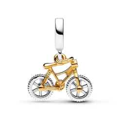 Pandora Charms<Charm Pendant Vélo à Roues Mobiles Bimatière