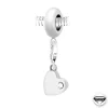 So Charm Bijoux Charms<Charm perle Coeur orné de cristaux Swarovski par SC Crystal Paris®