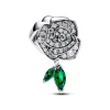 Pandora Charms<Charm Rose Épanouie Scintillante