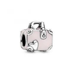Pandora Charms<Charm Sac de Voyage Rose Moments