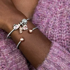 Pandora Charms<Charm Sac de Voyage Rose Moments