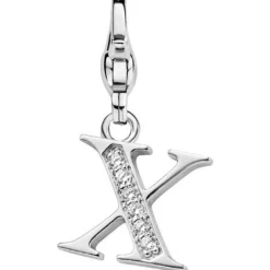 Ti Sento Charms<Charm 8366LX - Charm Lettre X Bijoux Argent