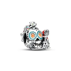 Pandora Charms<Charm Tête de Mort Luminescente Miguel et Dante du film Coco des studios Disney Pixar