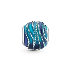 Pandora Charms<Charm Vague Bleue Moments