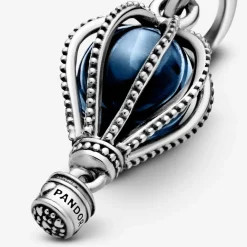 Pandora Charms<Charm Voyage Montgolfière Bleu Moments