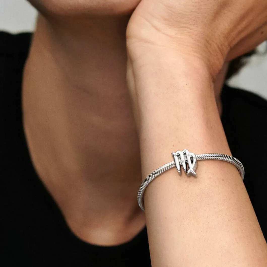 Pandora Charms<Charm Zodiaque Vierge Signe Astrologique - Argent