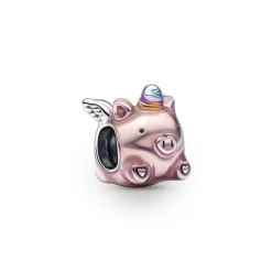 Pandora Charms<Charms Cochon-Licorne Volant -