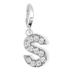 So Charm Bijoux Charms<Charms Et Perles So Charm - CH0032-ARGENT - Charm Lettre S