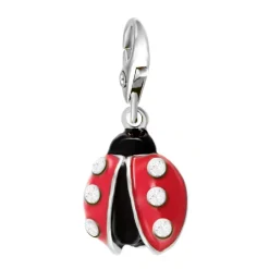 So Charm Bijoux Charms<Charms Et Perles So Charm - CH0162-ARGENT - Charm Coccinelle