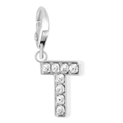 So Charm Bijoux Charms<Charms Et Perles So Charm - CH0033-ARGENT - Charm Lettre T