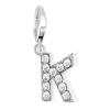 So Charm Bijoux Charms<Charms Et Perles So Charm - CH0024-ARGENT - Charm Lettre K
