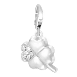 So Charm Bijoux Charms<Charms Et Perles So Charm - CH1005-ARGENT-BLANC - Charm Trèfle