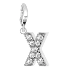 So Charm Bijoux Charms<Charms Et Perles So Charm - CH0037-ARGENT - Charm Lettre X