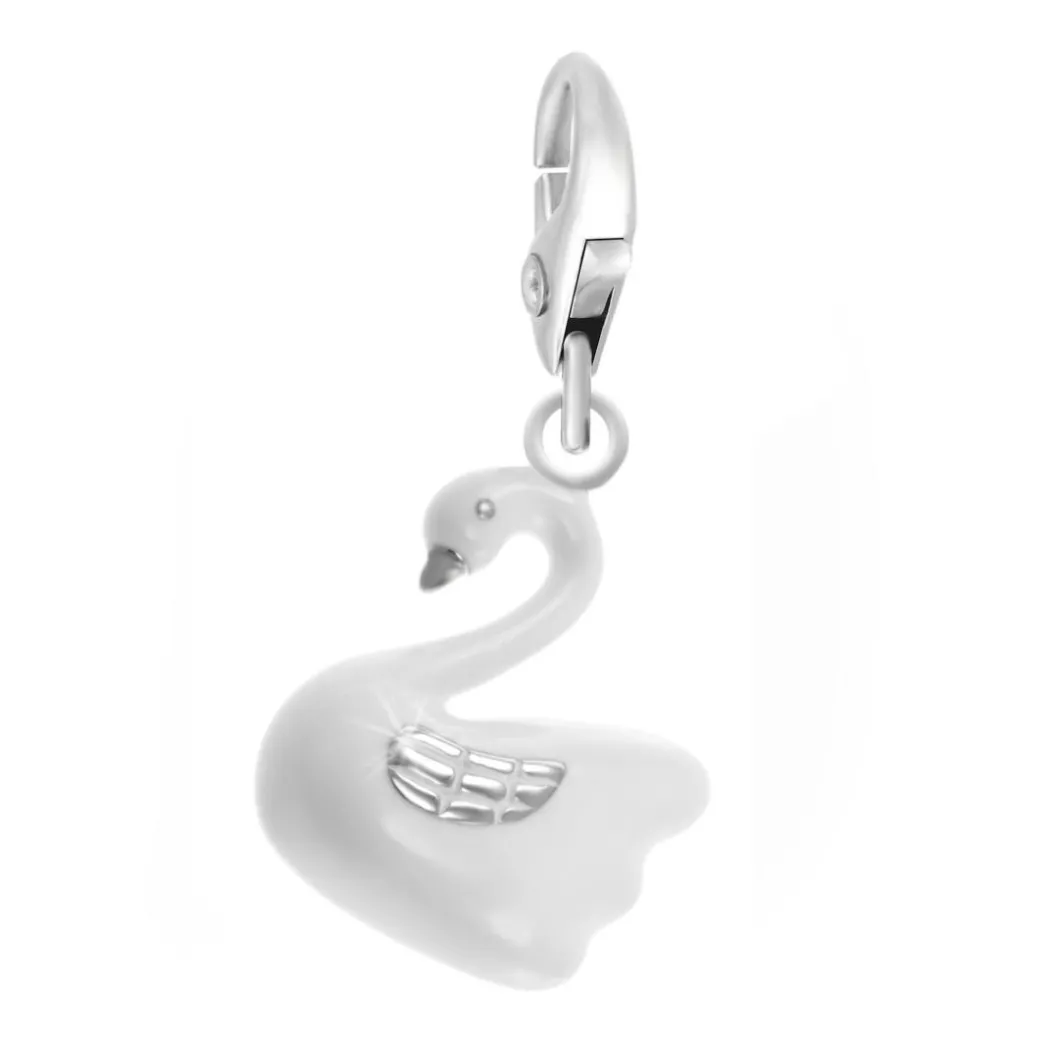 So Charm Bijoux Charms<Charms Et Perles So Charm - CH1149 - Charm Cygne Blanc
