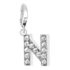 So Charm Bijoux Charms<Charms Et Perles So Charm - CH0027-ARGENT - Charm Lettre N