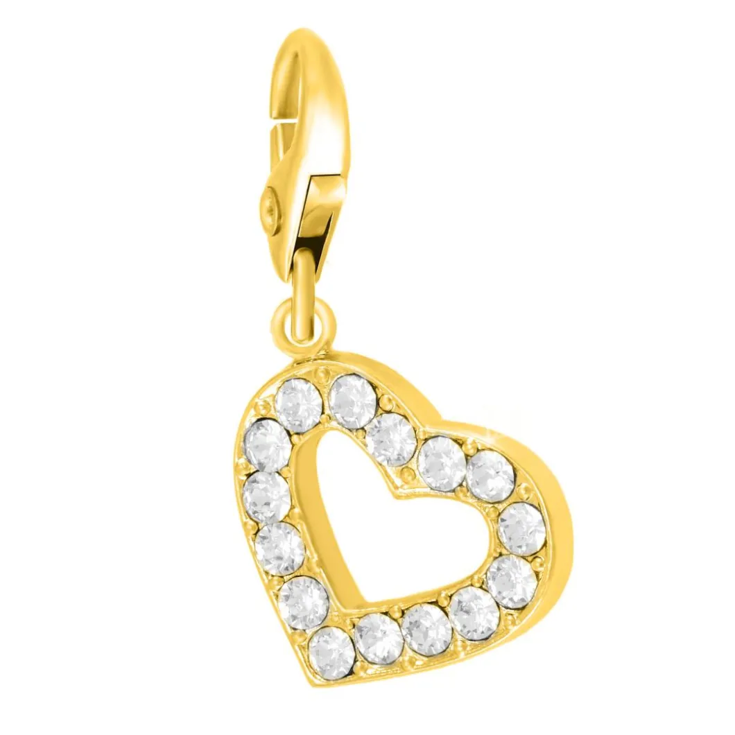 So Charm Bijoux Charms<Charms Et Perles So Charm - CH0041-DORE - Charm Coeur Doré