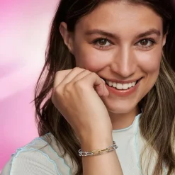 Pandora Charms<Charms et perles Double link pavé - ME