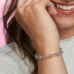 Pandora Charms<Charms et perles Double link pavé - ME