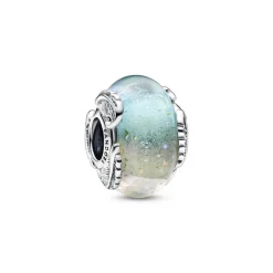 Pandora Charms<Charms Plume Recourbée et Murano Multicolore -