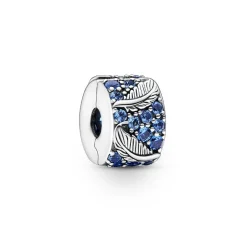 Pandora Charms<Charms Plume Recourbée et Pavé -