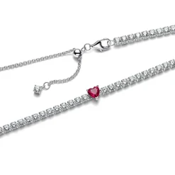 Pandora Collier Et Pendentif<Choker avec Pendentif Halo Cœur