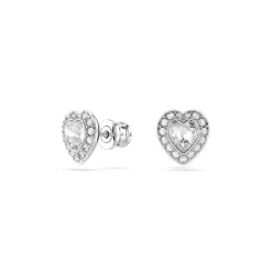Swarovski Boucles D'Oreilles<Clous d'oreilles Ariana Grande x , Tailles variées, Cœur, Blanches, Métal rhodié