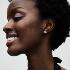 Pandora Boucles D'Oreilles<Clous d’Oreilles Herbier Scintillant - Timeless Doré