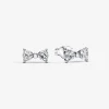 Pandora Boucles D'Oreilles<Clous d’Oreilles Petit Nœud Scintillant