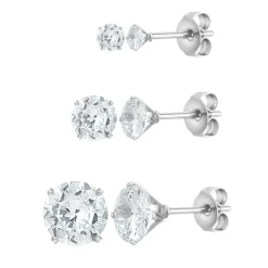 So Charm Bijoux Boucles D'Oreilles<Clous D'Oreilles So Charm - B4176-ARGENT - Boucles D'Oreilles Argentées