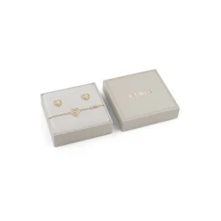 Guess Bijoux Coffret<Coffret Amami Acier Pm Et Cœur Nacré Et Pavé Doré