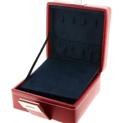 Le Tanneur Maroquinerie Coffret<Coffret bijoux nomade Rouge Noir