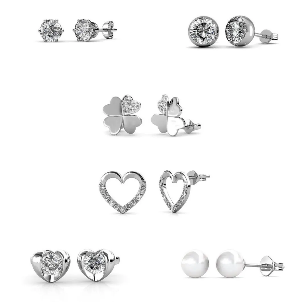 MYC-Paris Coffret<Coffret Cadeaux Cœur 14 Bijoux Finition Argentée