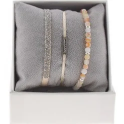 Les Interchangeables Coffret<Coffret A48545 - Strass Box Mini Plaque Ligne Ornements Palladium / Cristal