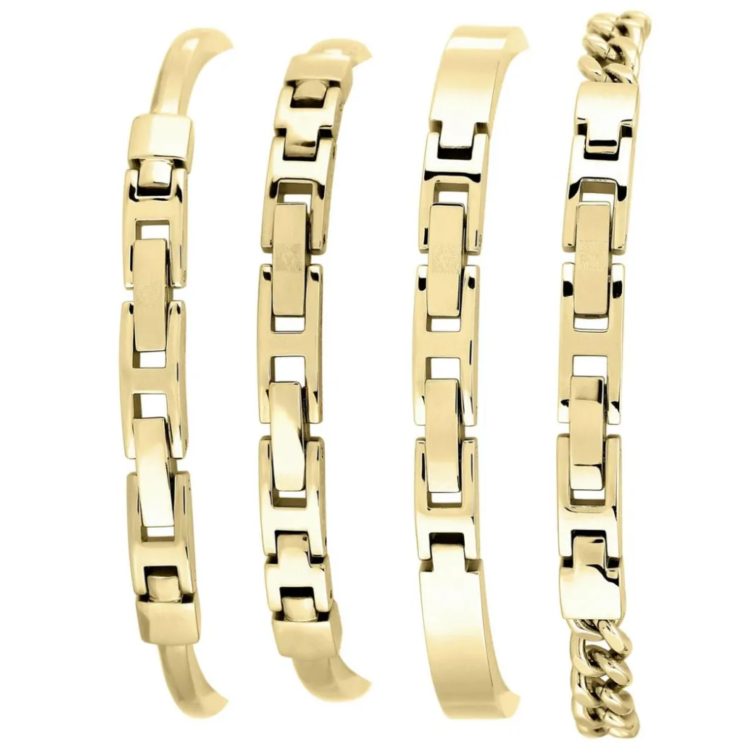 Anne Klein Montre Acier<Coffret Montre et Bracelet Acier Doré AK-1470GBST