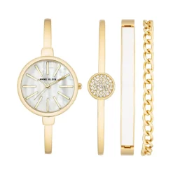 Anne Klein Montre Acier<Coffret Montre Femme AK-1470WTST