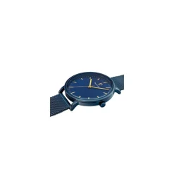 Pierre Lannier Montre Cuir<Coffret Montre Homme Essential - 388C466 Bracelet Cuir Bleu