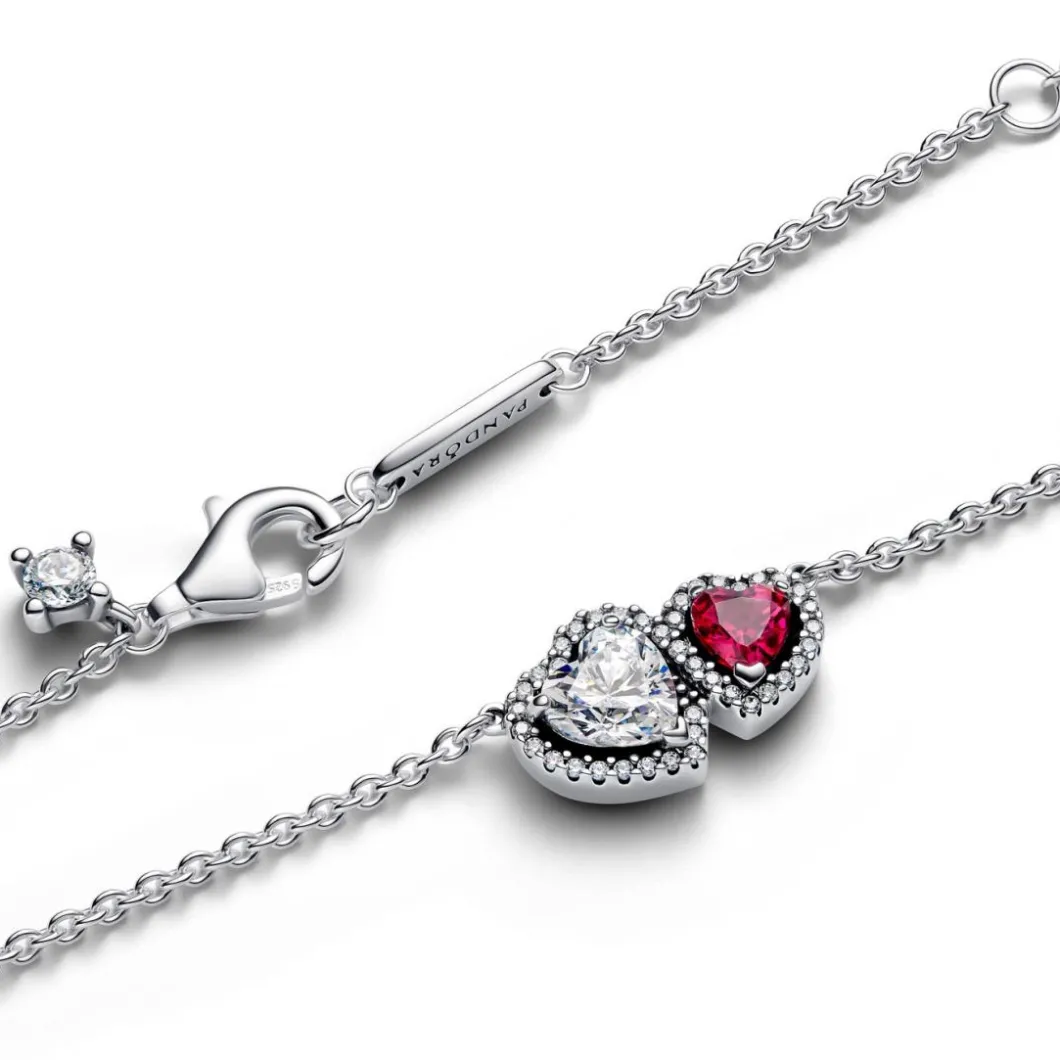 Pandora Collier Et Pendentif<Collier à Pendentif Cœurs Halo